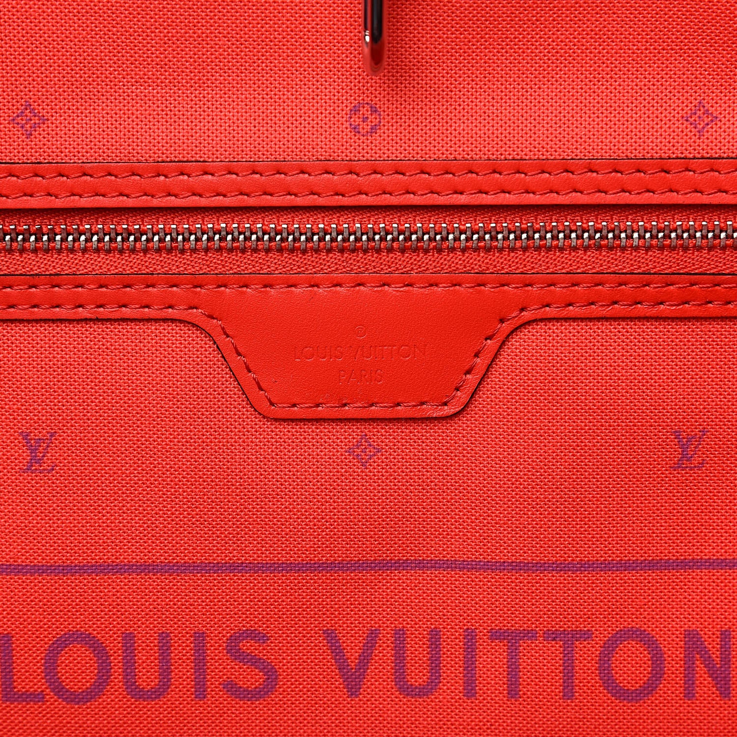 Louis Vuitton Monogram Escale Neverfull MM Rouge 6 of 12