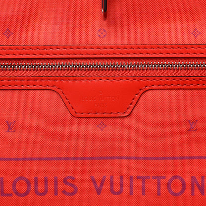 Louis Vuitton Monogram Escale Neverfull MM Rouge 6 of 12