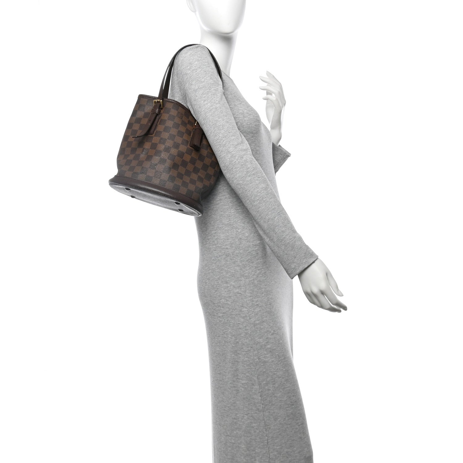 Louis Vuitton Damier Ebene Marais Bucket 23 2 of 13