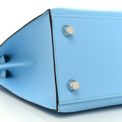 Hermes Epsom Kelly Sellier 25 Celeste 8 of 10