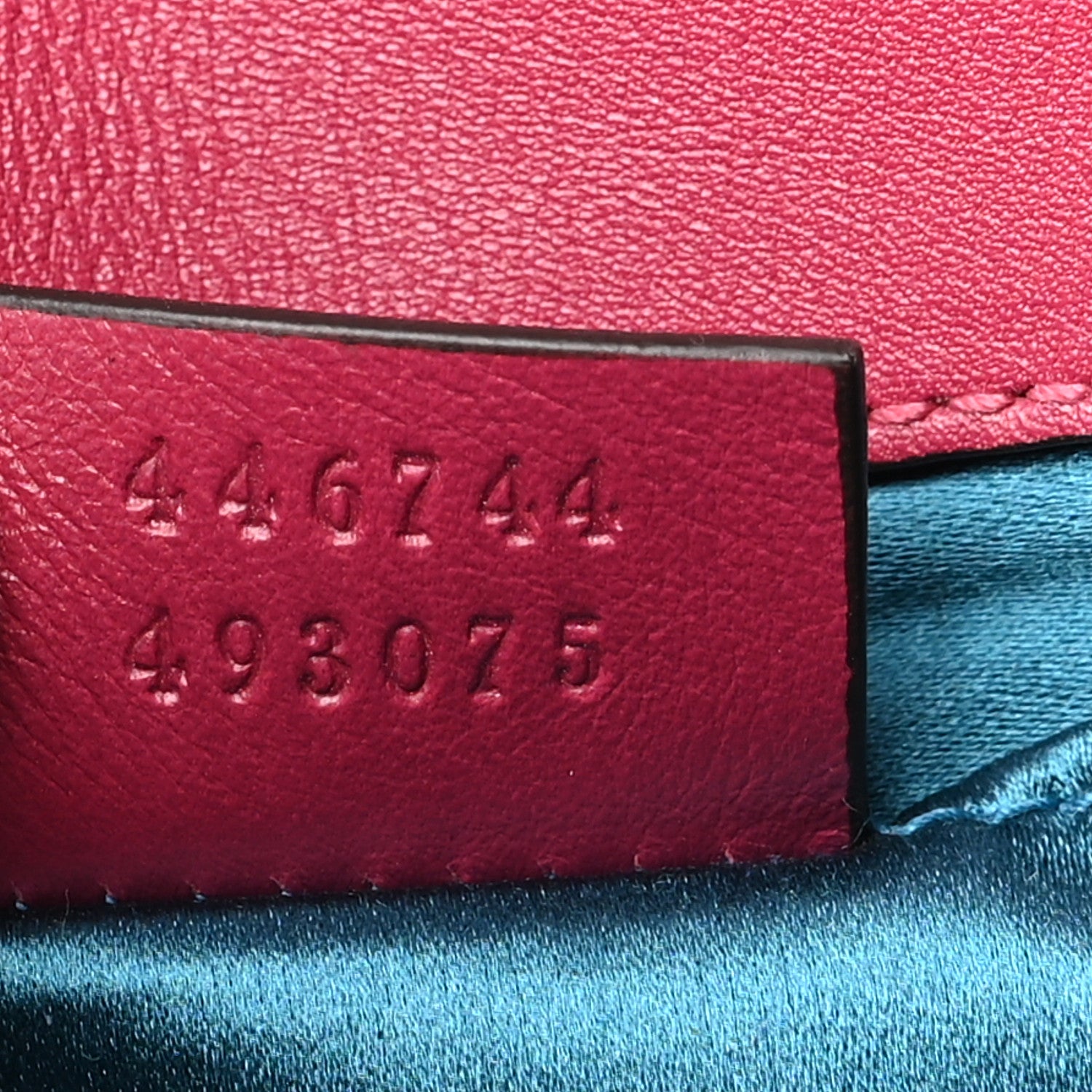 Gucci Velvet Matelasse Embroidered Mini GG Marmont Shoulder Bag Light Raspberry Rose 7 of 11