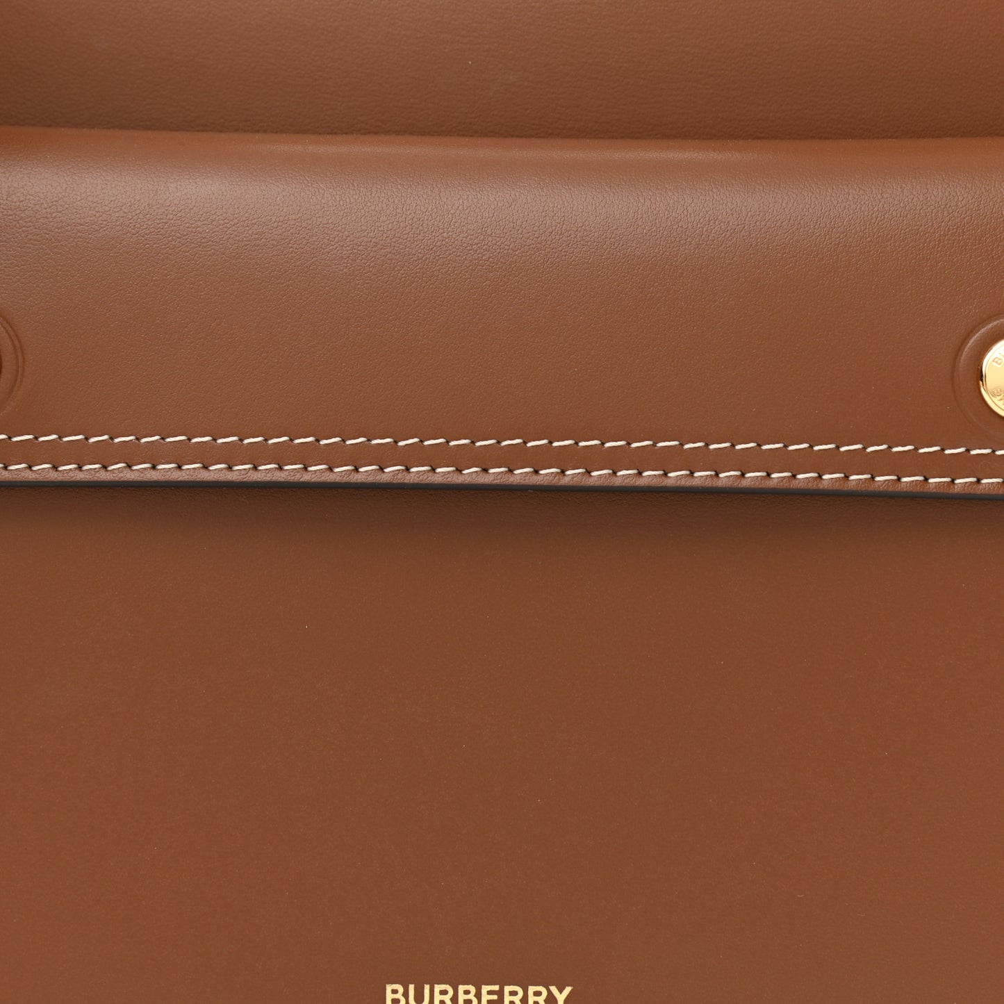 Smooth Calfskin Mini Pocket Bag Malt Brown