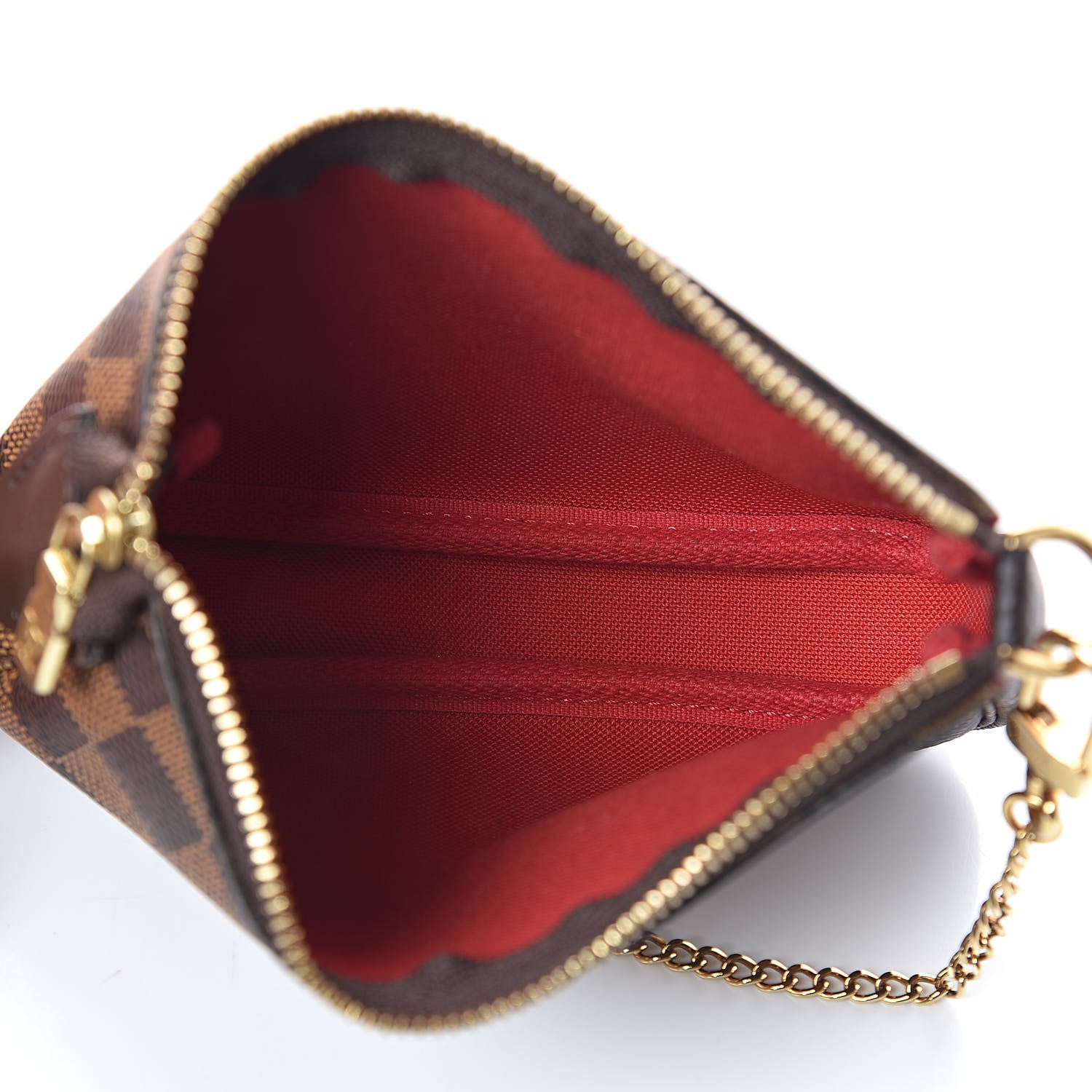 Louis Vuitton Damier Ebene Mini Pochette Accessories 6 of 7