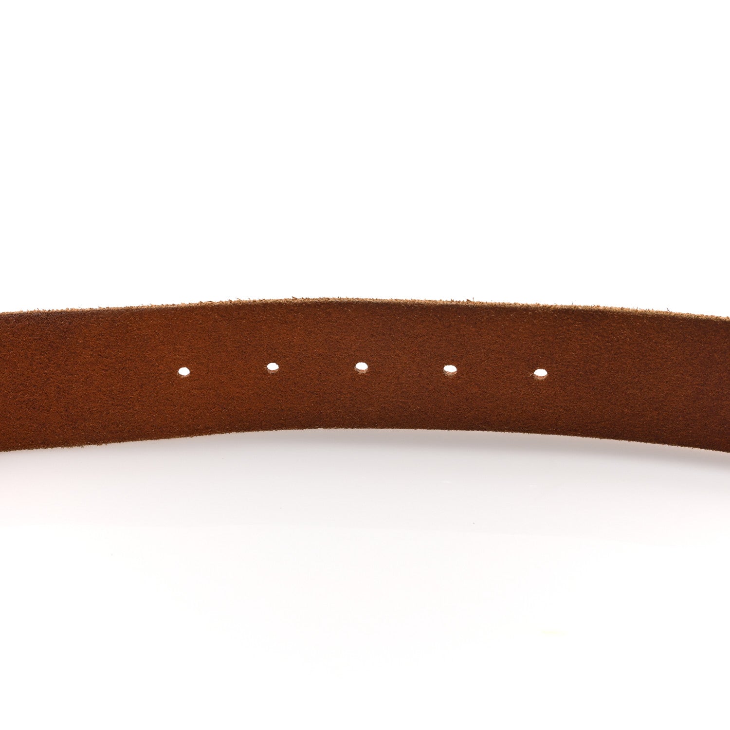Gucci Cuoio Toscano Nickel Double Double G 40mm Belt 90 36 Cuir 4 of 6