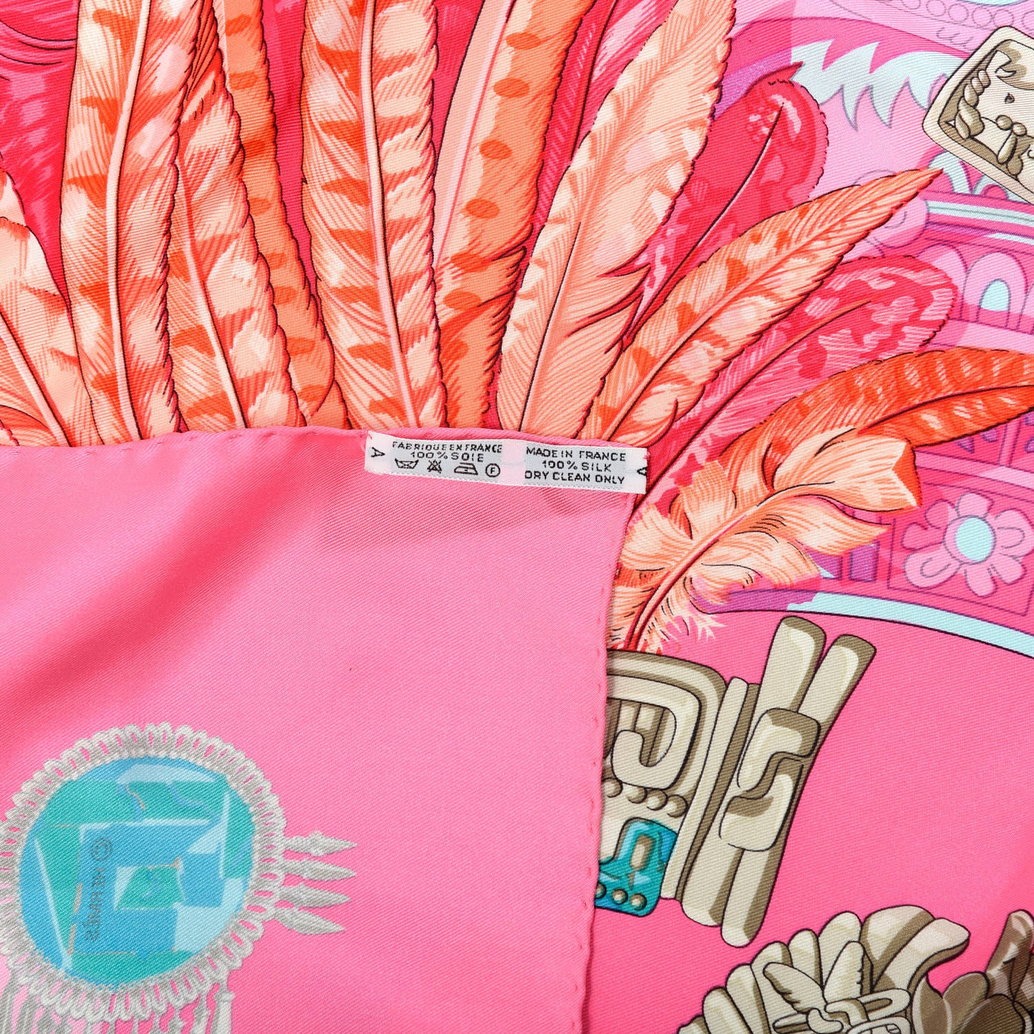 Hermes Silk Mexique Scarf 90 4 of 5