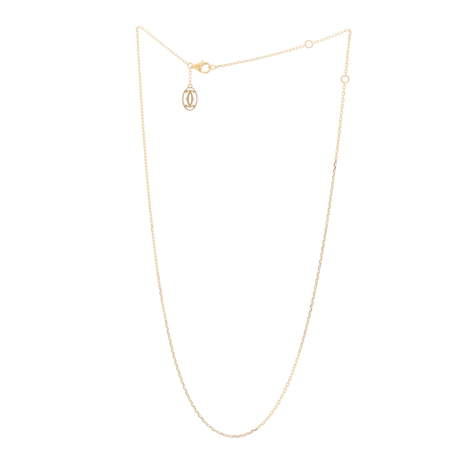 Cartier 18K Yellow Gold Chain Necklace 2 of 5