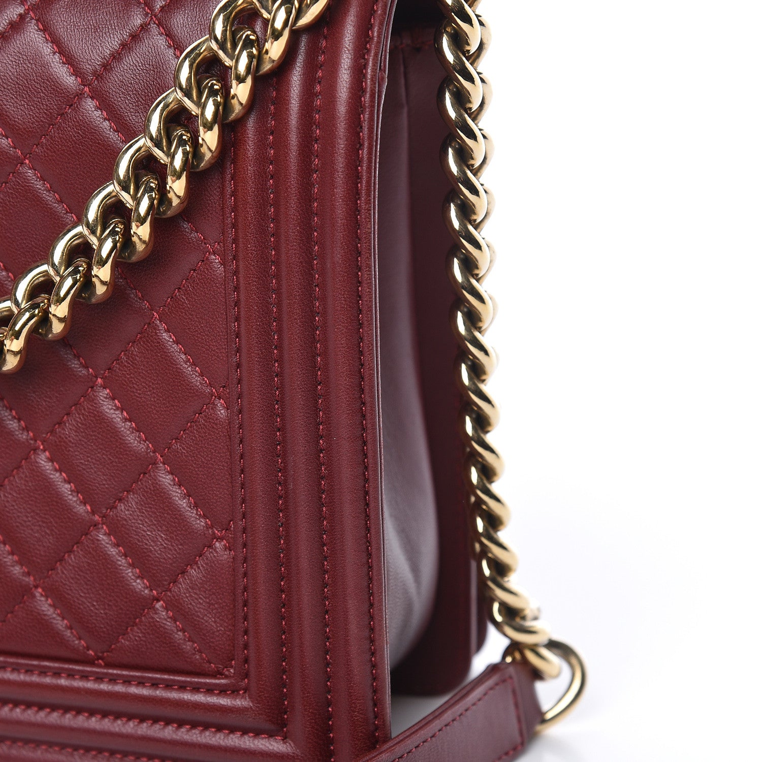 Chanel Lambskin Quilted New Medium Boy Flap Red 12 of 20