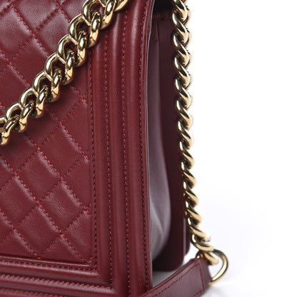 Chanel Lambskin Quilted New Medium Boy Flap Red 12 of 20