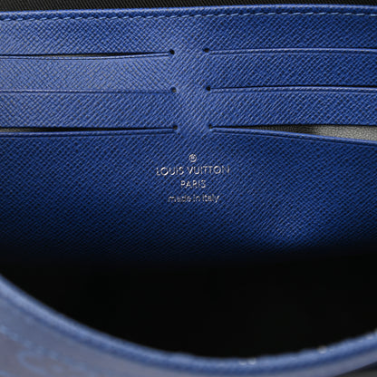 Louis Vuitton Monogram Eclipse Pochette Voyage MM Pacific Blue 10 of 26