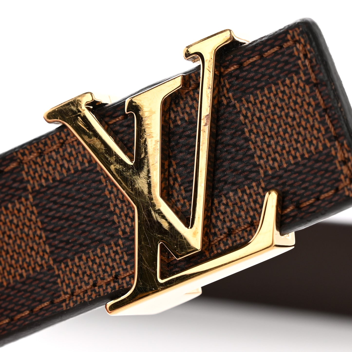Mini Damier Ebene 25mm LV Initiales Belt 90 36
