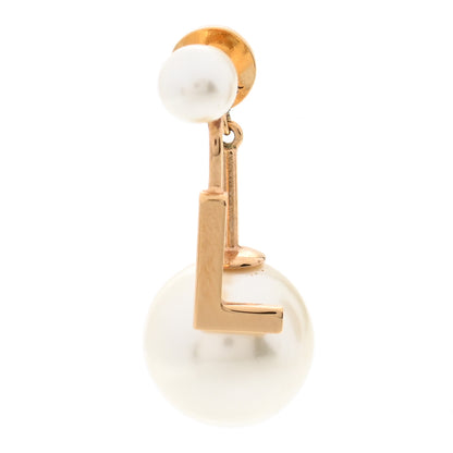 Christian Dior Pearl My ABCDior L Tribale Earring Gold 2 of 10