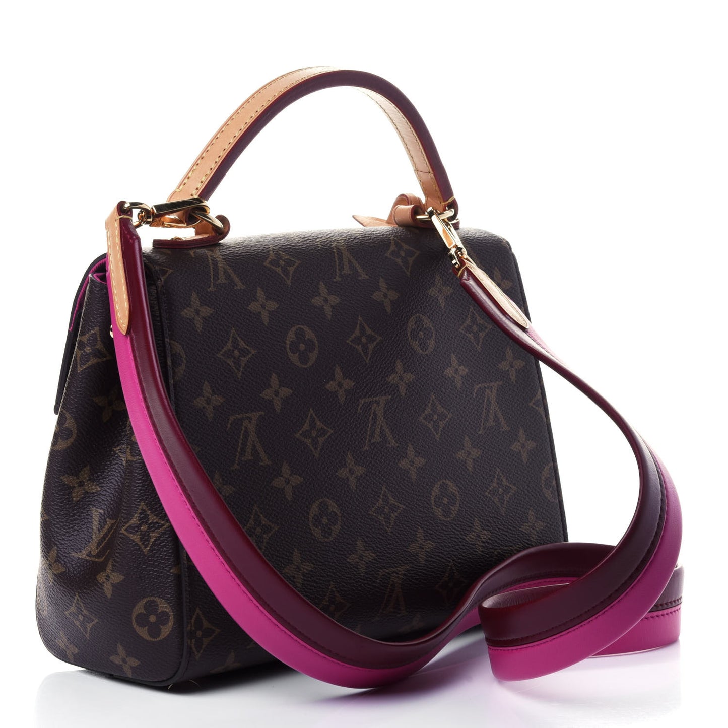 Monogram Cluny BB Bordeaux Fuchsia