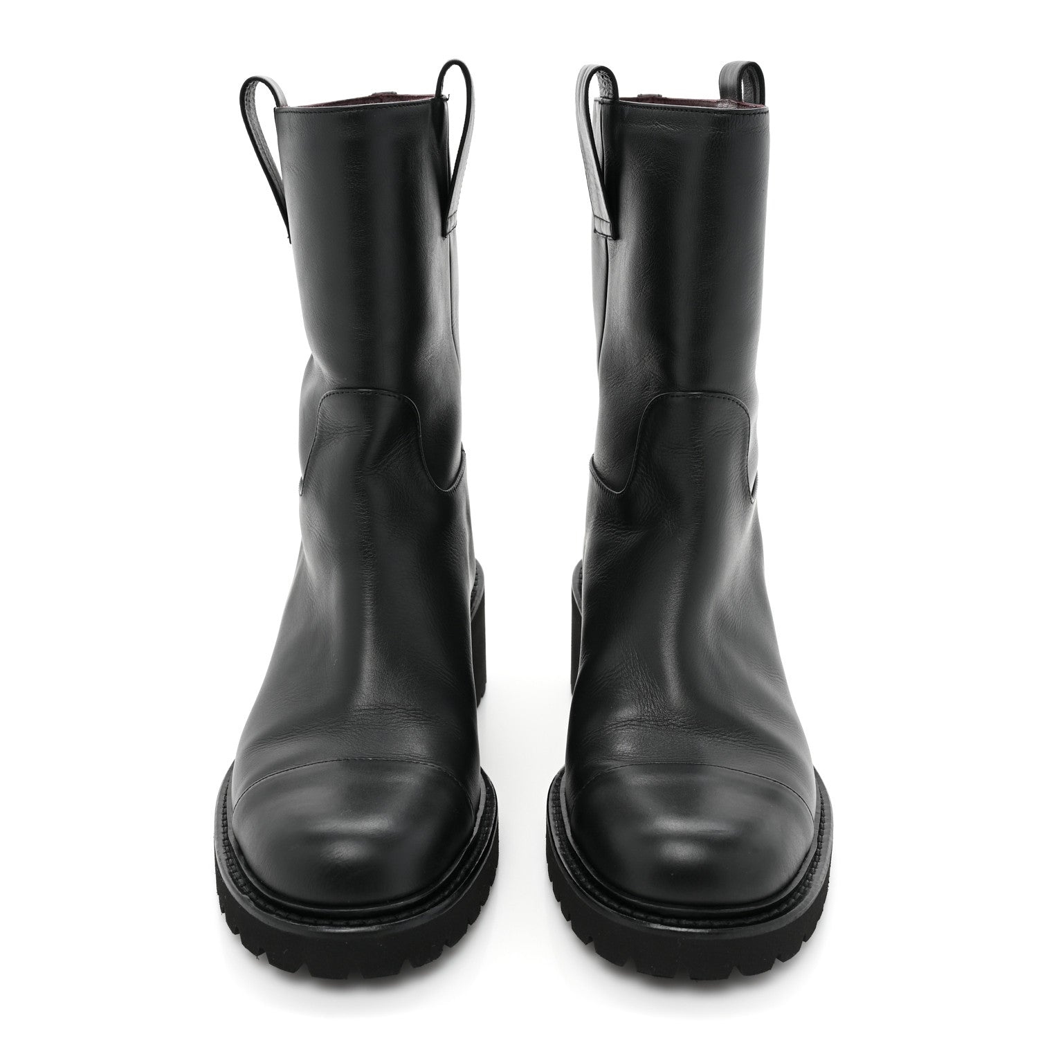 Chanel Calfskin CC Ankle Boots 38 Black 2 of 11
