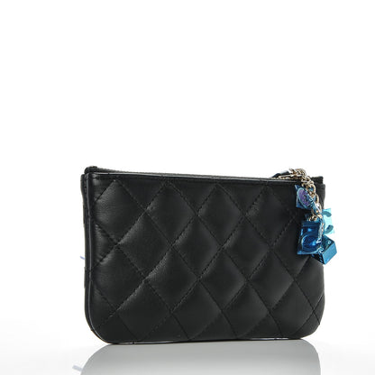 Chanel Lambskin Quilted Casino Coin Purse Black 3 of 8