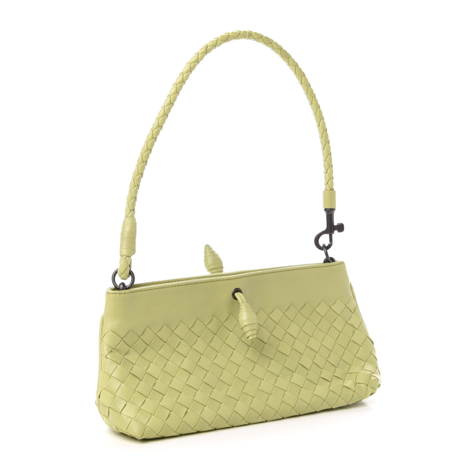 Bottega Veneta Nappa Intrecciato Mini Shoulder Bag Green 3 of 11