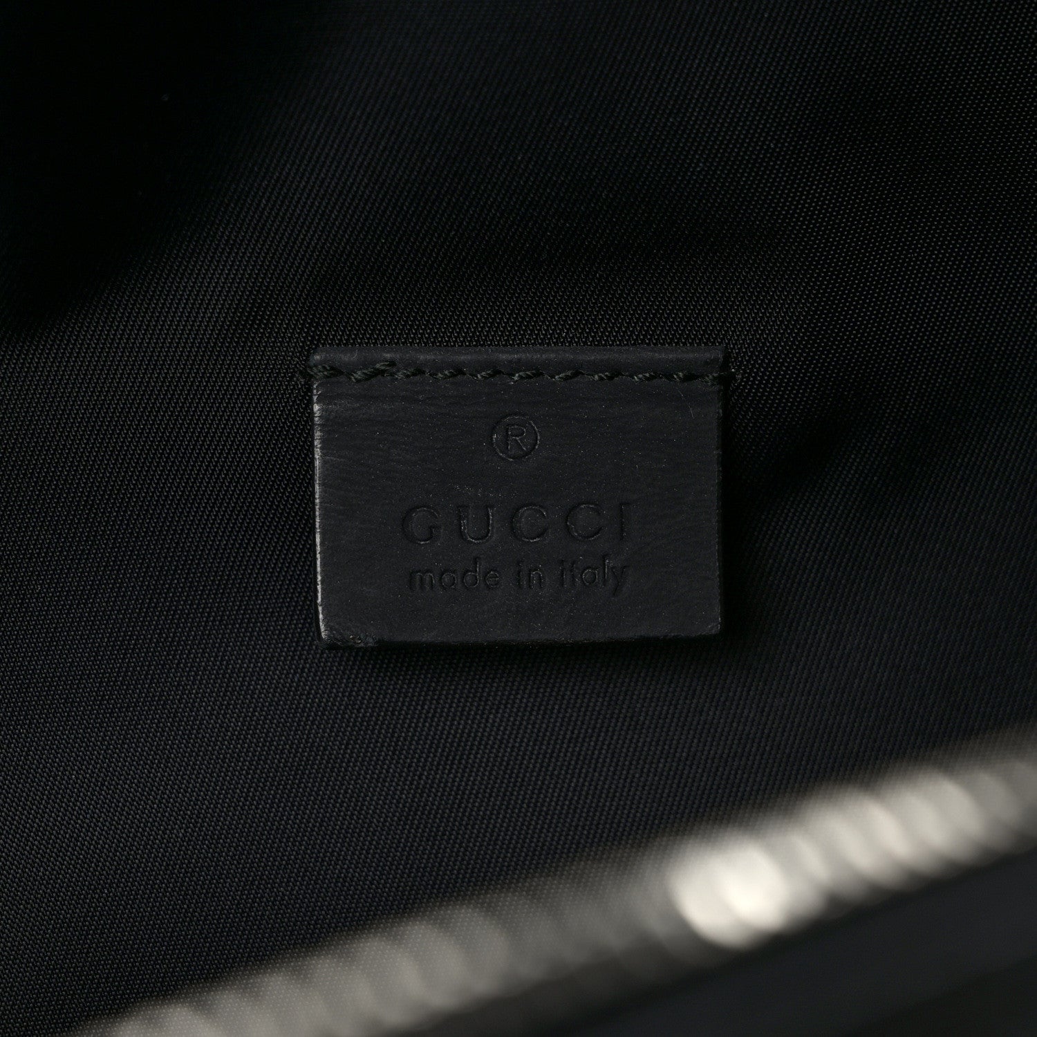 Gucci Guccissima Web Belt Bag Black 6 of 9