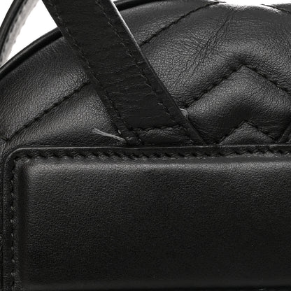 Gucci Calfskin Matelasse GG Marmont Dome Backpack Black 15 of 15