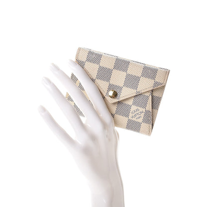 Louis Vuitton Damier Azur Compact Origami Wallet 2 of 9