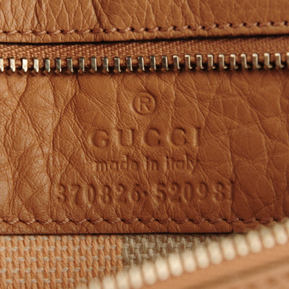Gucci Leather Bamboo Daily Flap Shoulder Bag Beige 6 of 7