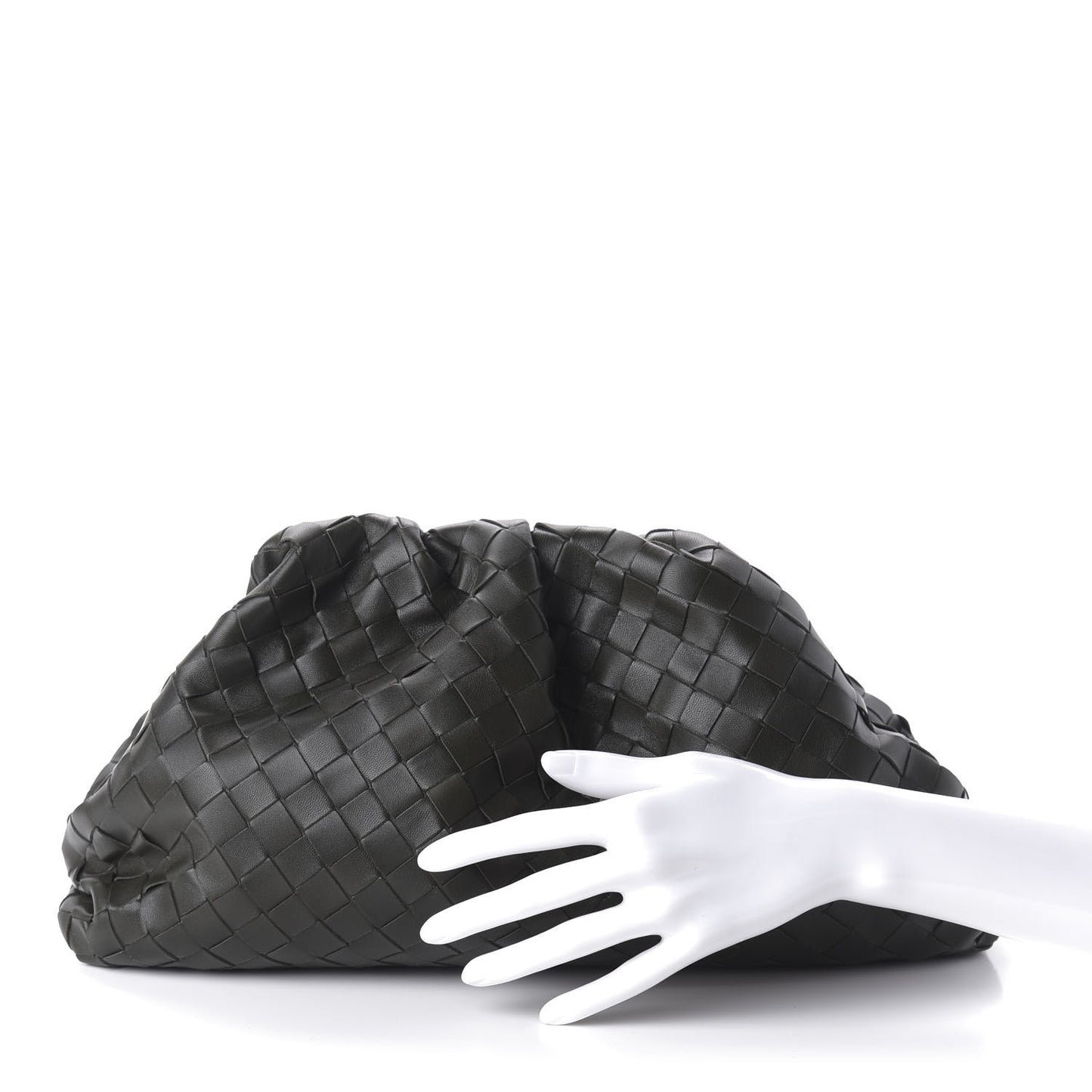 Nappa Maxi Intreccio The Pouch Oversized Clutch Camping