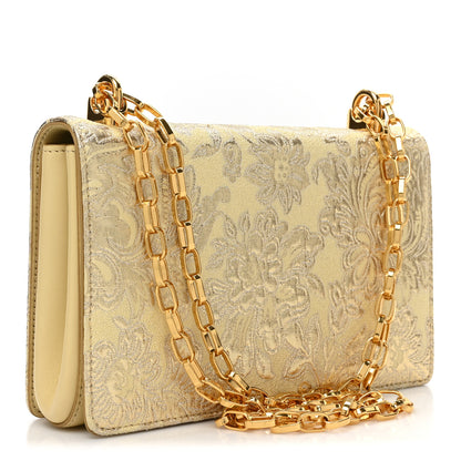 Dolce & Gabbana Brocade DG Girls Shoulder Bag Gold 3 of 10