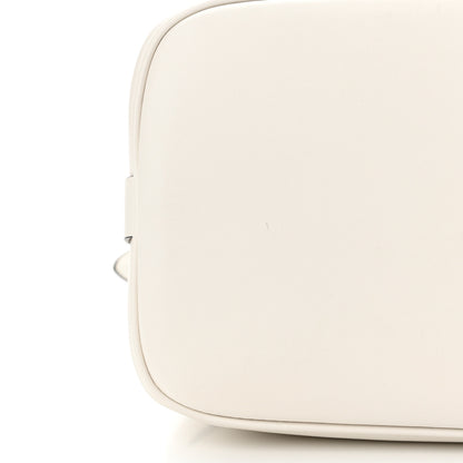 Prada Vitello Intreccio Tress Handbag White Black 10 of 10