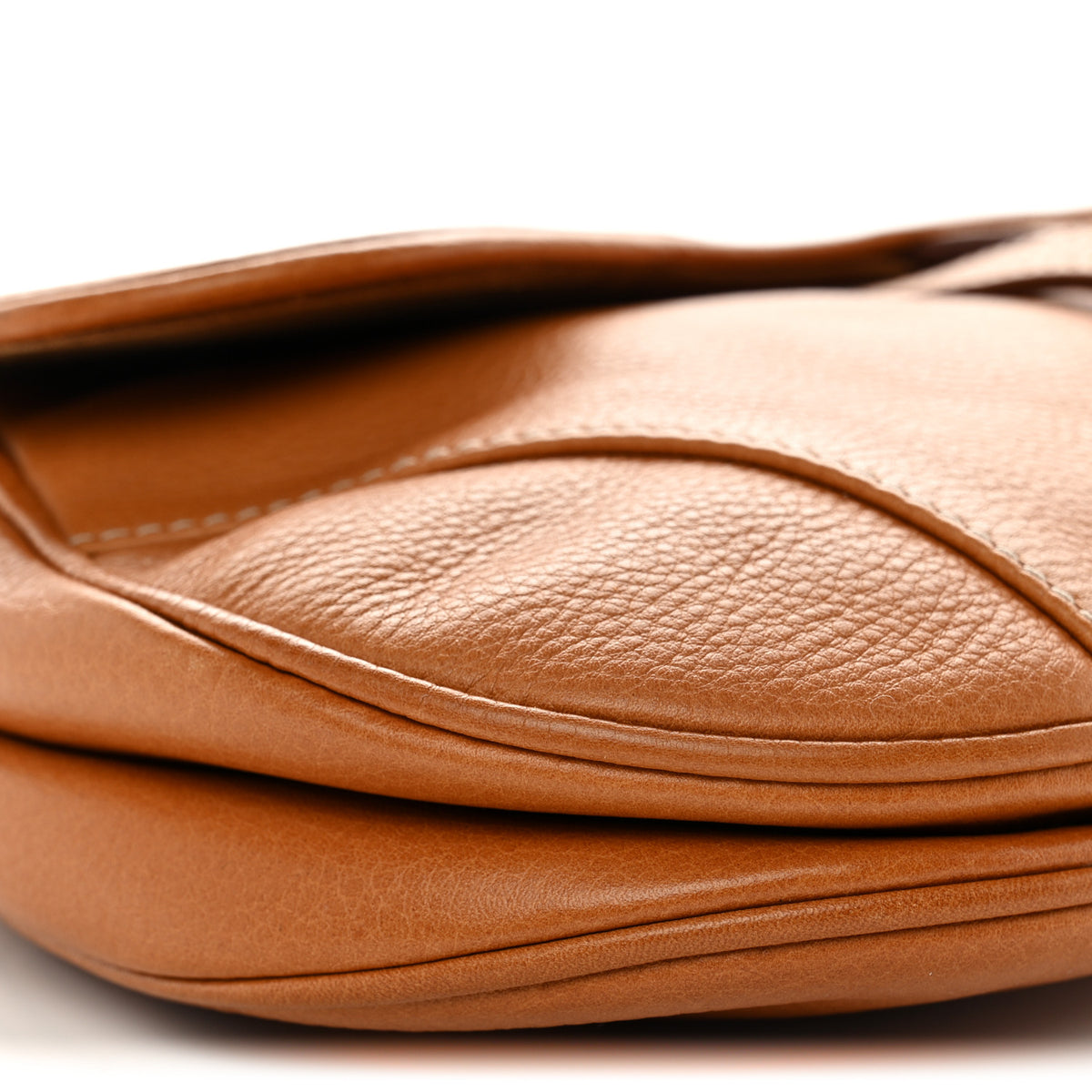 Calfskin Saddle Bag Tan