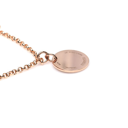 Hermes 18K Rose Gold Diamond PM Ex-Libris Bracelet ST 5 of 7