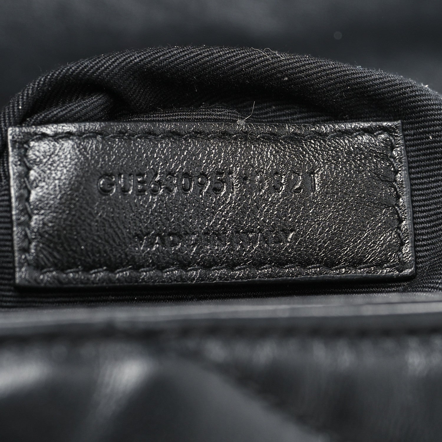 Saint Laurent Calfskin Y Quilted Monogram Monochrome Toy Loulou Crossbody Bag Black 6 of 10