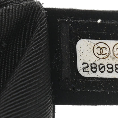 Chanel Calfskin Stitched Small Egyptian Amulet Drawstring Bag Black 6 of 9