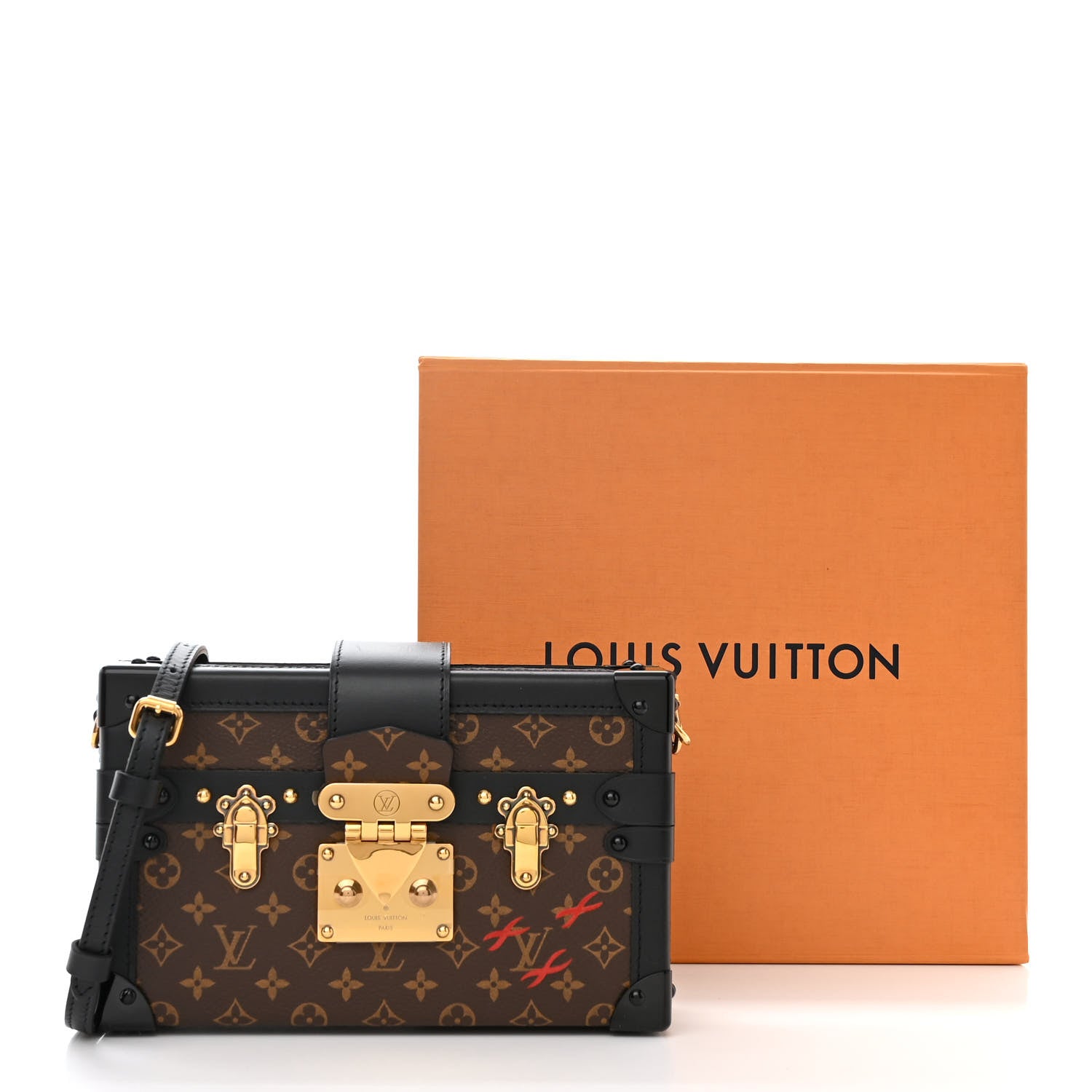 Louis Vuitton Monogram Petite Malle Black 11 of 11
