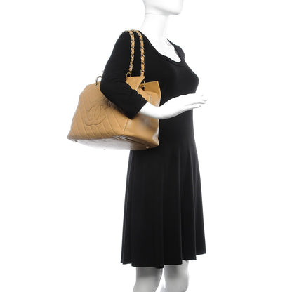 Chanel Caviar Quilted Grand Timeless Tote GTT Beige 2 of 12