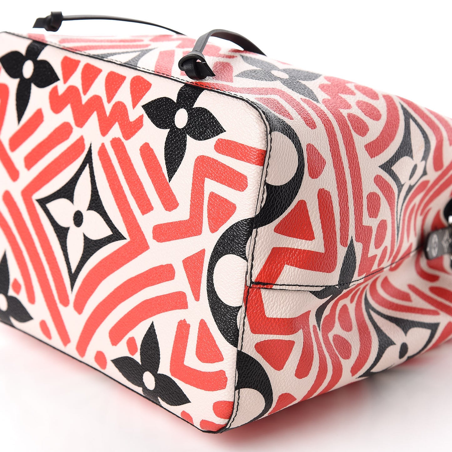 Monogram Giant Crafty NeoNoe MM Creme Rouge Black