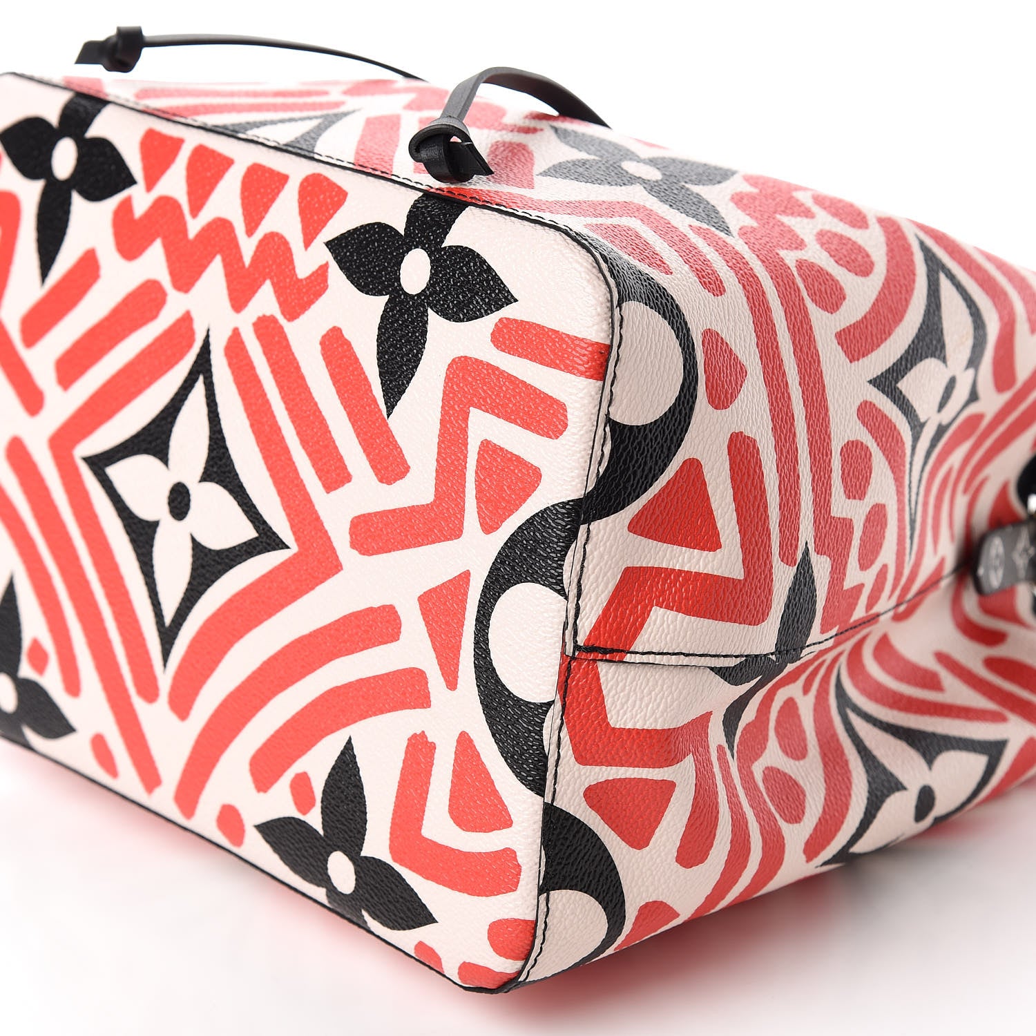Louis Vuitton Monogram Giant Crafty NeoNoe MM Creme Rouge Black 7 of 11