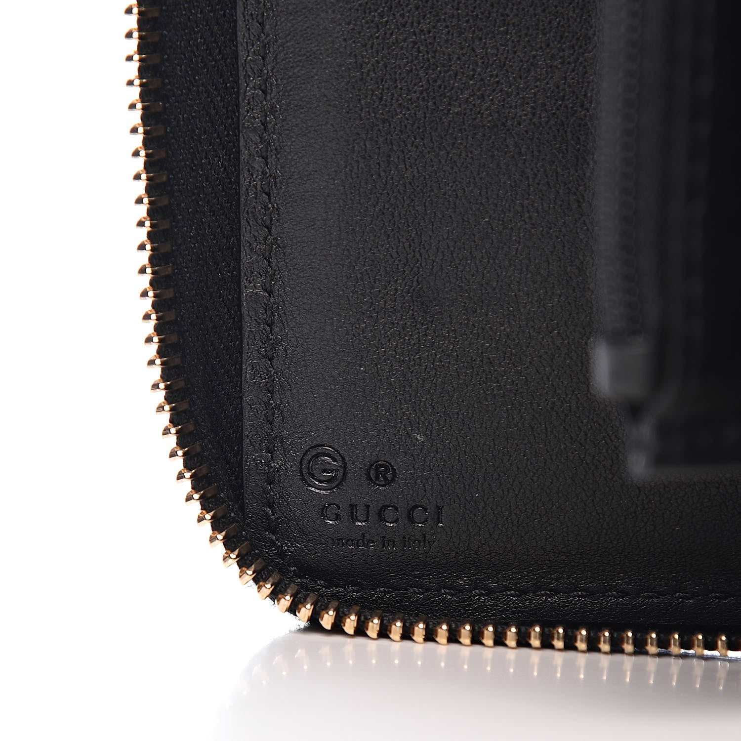 Gucci Soft Microguccissima Zip Around Organizer Wallet Black 6 of 7