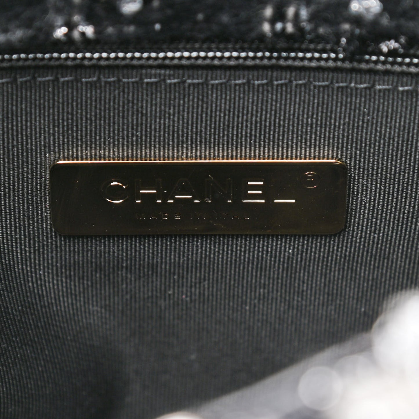 Tweed Quilted Large Chanel 19 Flap Black Silver Ecru