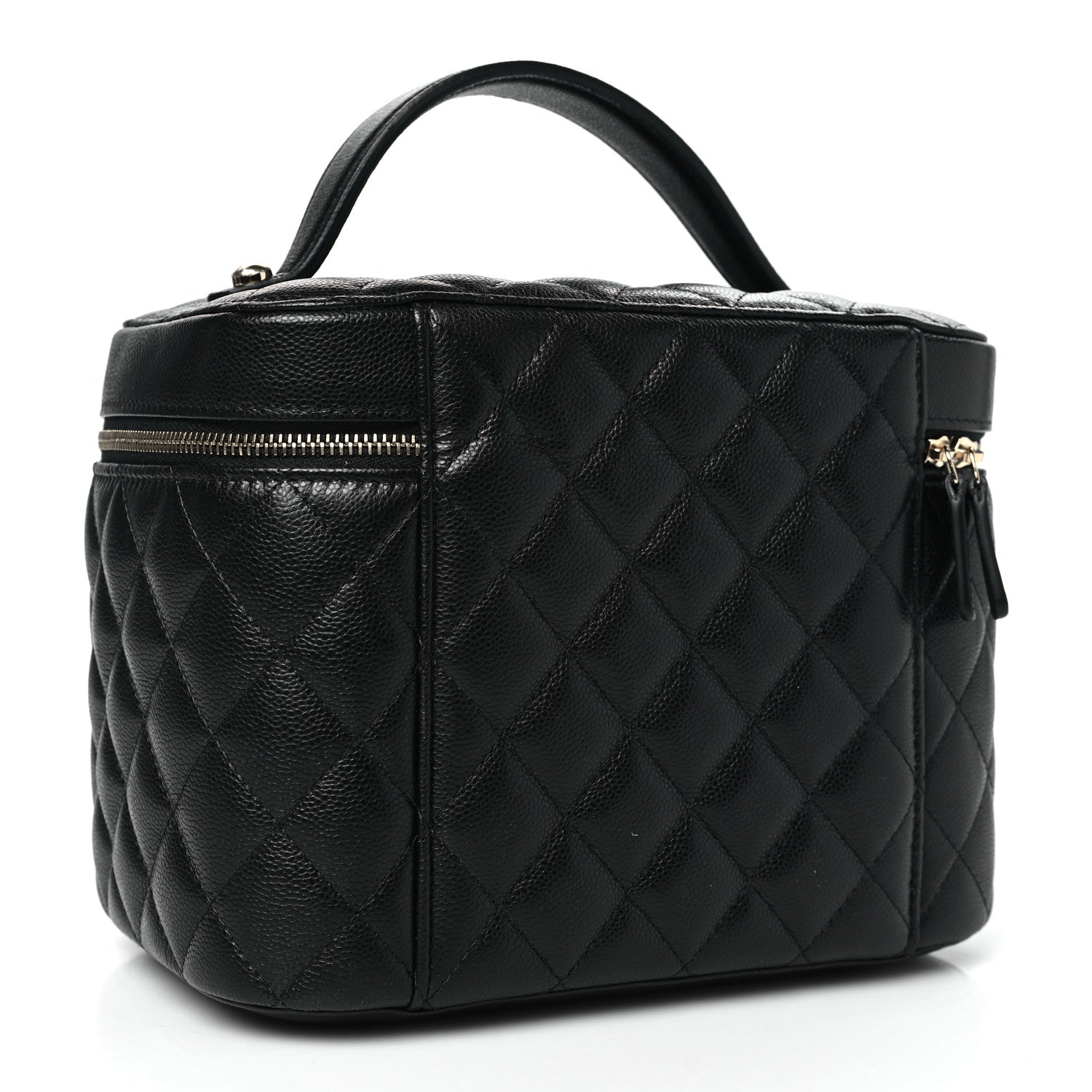 Chanel Caviar Quilted Large Vanity Pouch Black 3 of 11