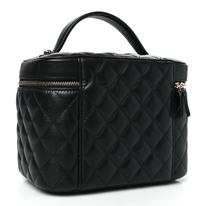 Chanel Caviar Quilted Large Vanity Pouch Black 3 of 11