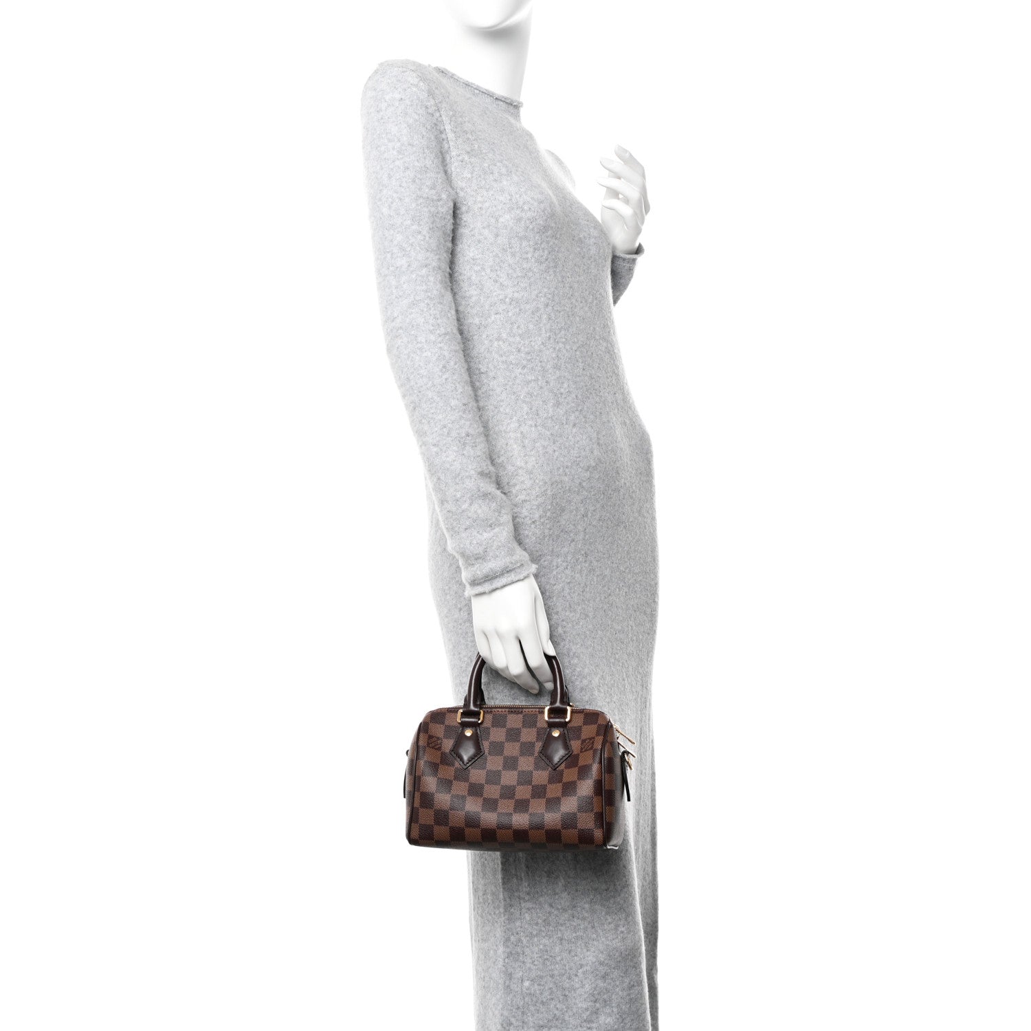 Louis Vuitton Damier Ebene Speedy Bandouliere 20 2 of 9