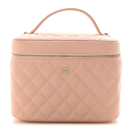 Chanel Caviar Quilted Large Vanity Pouch Light Pink 1 of 8