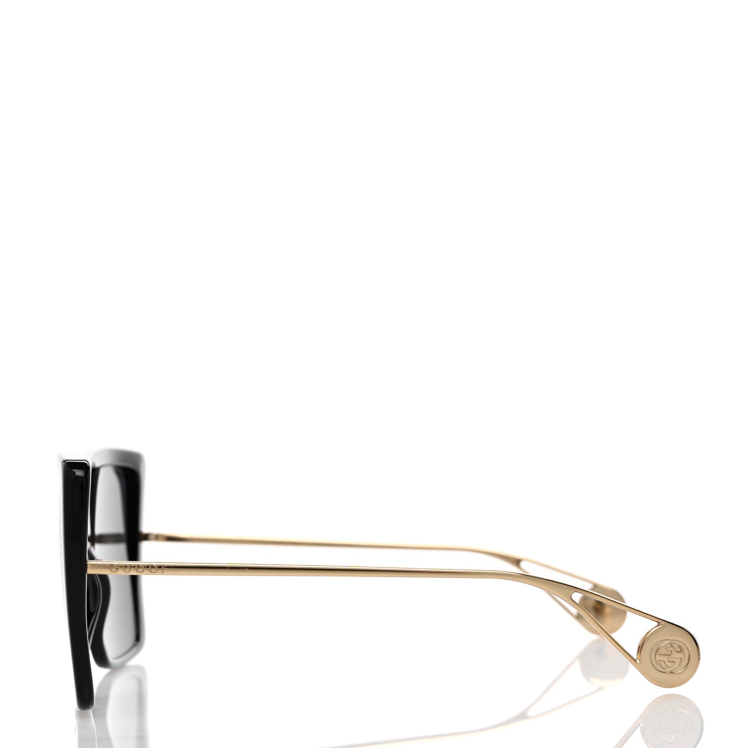Gucci Acetate Oversize Square Frame GG0434S Sunglasses Black 3 of 8