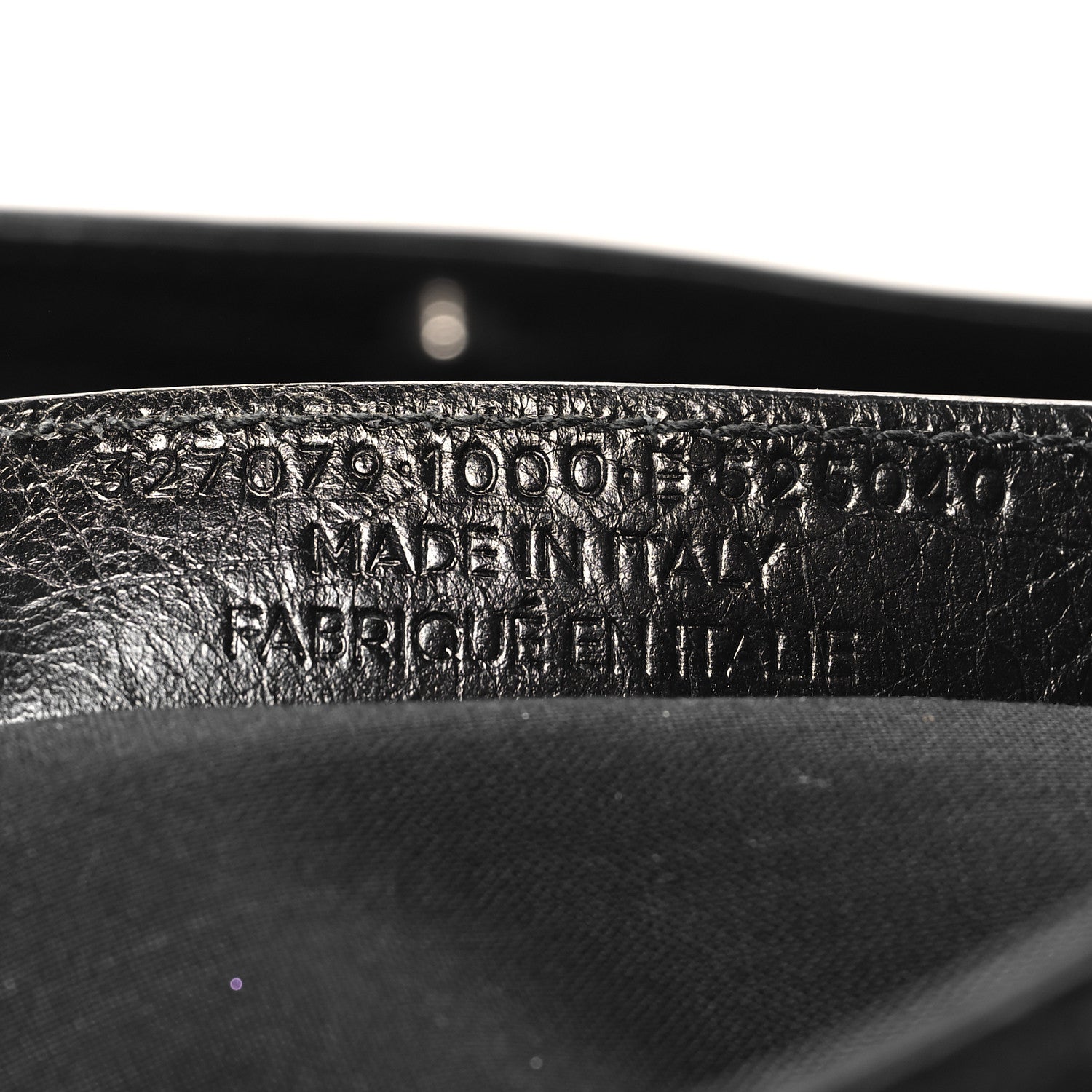 Balenciaga Agneau Giant 12 Silver Hardware Envelope Strap Clutch Black 10 of 14