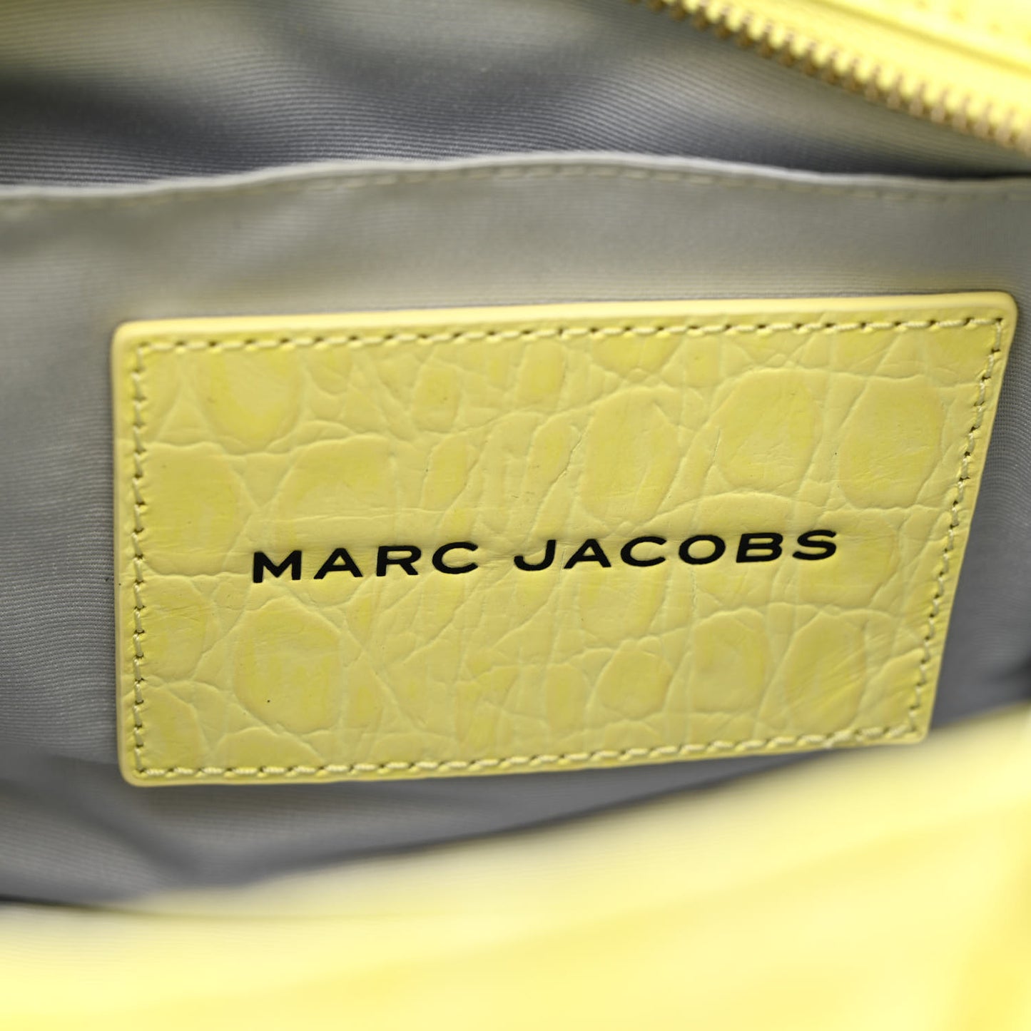 Croc Embossed Small The Tote Bag Tender Yellow