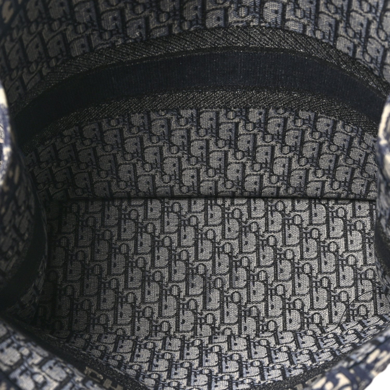 Christian Dior Oblique Large Book Tote Blue Multicolor 4 of 10