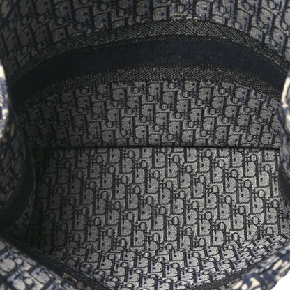 Christian Dior Oblique Large Book Tote Blue Multicolor 4 of 10
