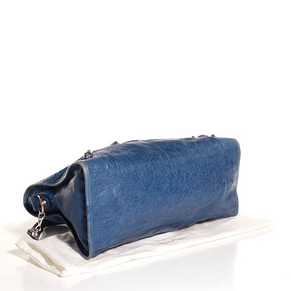 Balenciaga Agneau Giant 12 Rose Gold Hardware Part Time Bleu Cobalt 4 of 15