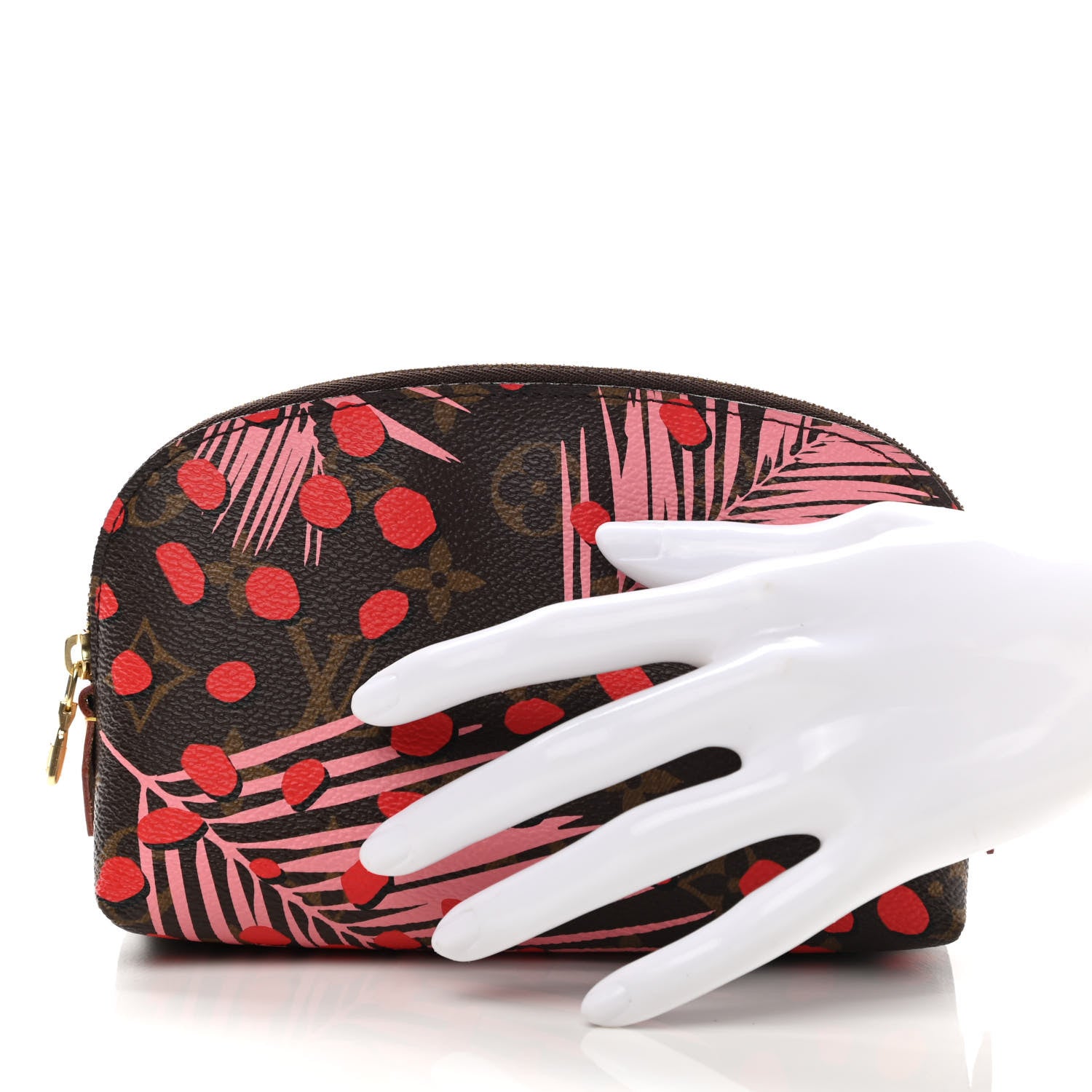 Louis Vuitton Monogram Jungle Dots Cosmetic Pouch Sugar Pink Poppy 2 of 6