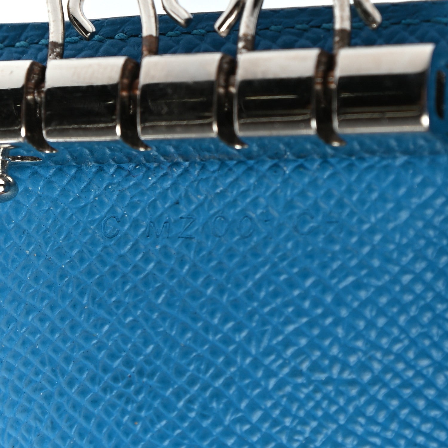 Hermes Epsom Bearn Multicles 4 Key Holder Bleu Zanzibar 7 of 8