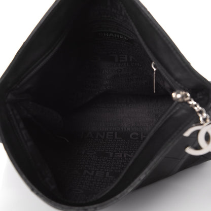 FASHIONPHILE CHANELLambskinStitchedMediumUltimateSoftToteBlack 5 of 8