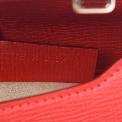 Givenchy Textured Calfskin Mini Pandora Box Chain Crossbody Bag Medium Red 7 of 8